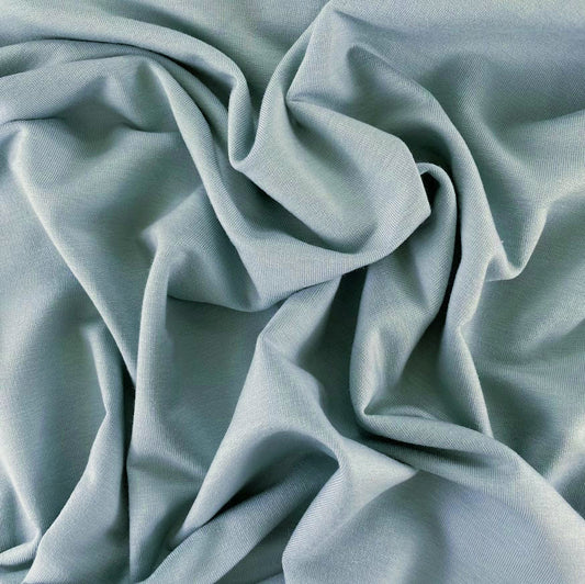 TENCEL™ Lyocell Organic Cotton French Terry - Green Mist