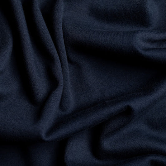 TENCEL™ Lyocell Organic Cotton Spandex Jersey - Navy