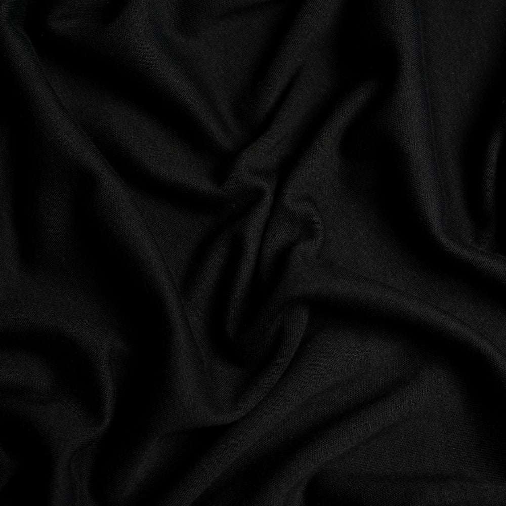 TENCEL™ Lyocell Organic Cotton Spandex Jersey - Black
