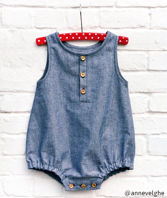 Ikatee - SYDNEY romper - Baby 1M/24M - Paper Sewing Pattern