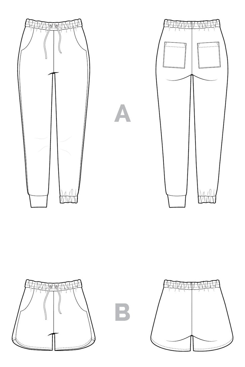 Plateau Joggers - By Closet Core Patterns