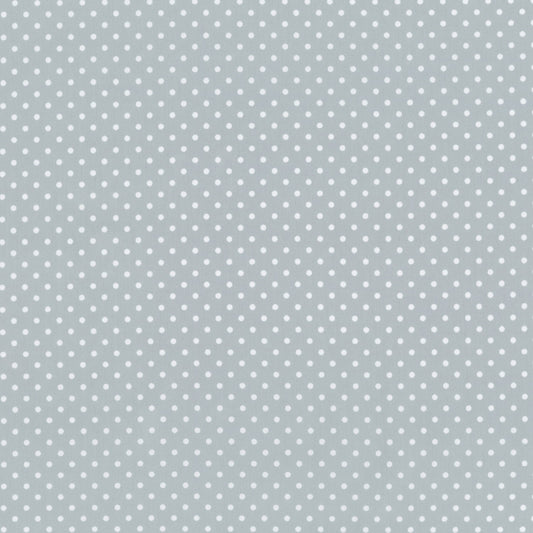 Sevenberry - Petite Basics - Small Dots - Ash Grey - Cotton Shirting