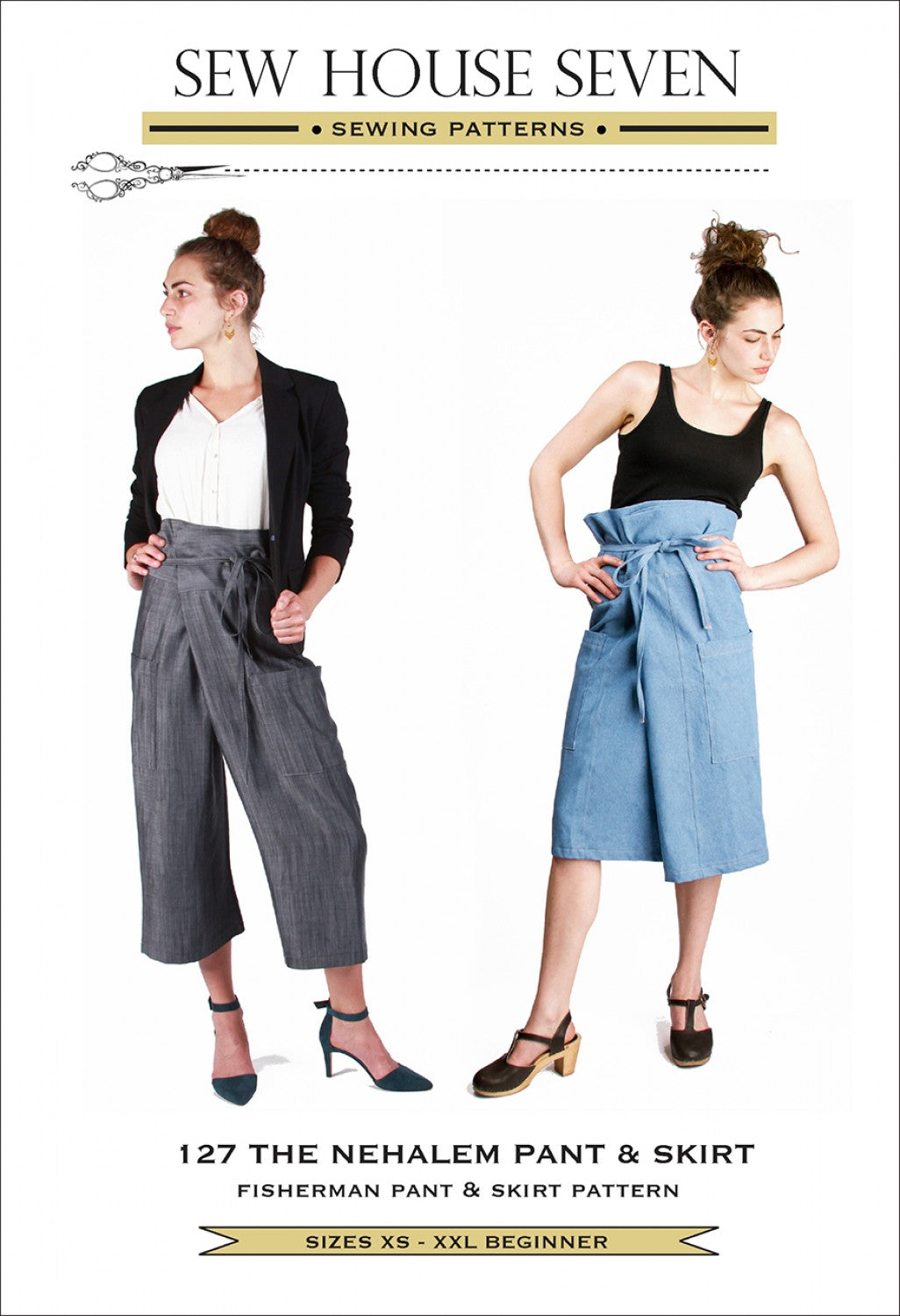 Sew House Seven - Nehalem Pant and Skirt Sewing Pattern