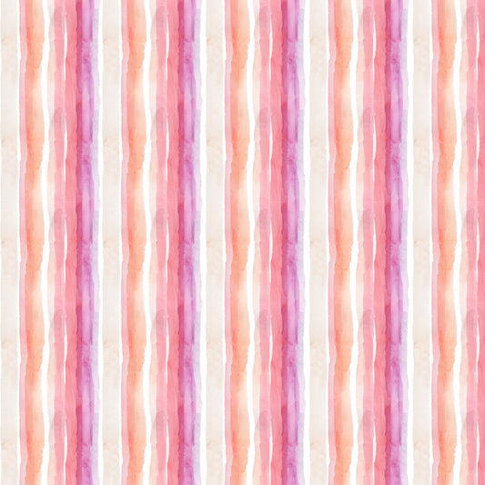 Summer Lovin - Striped Out Multi - Pink - Digital Print