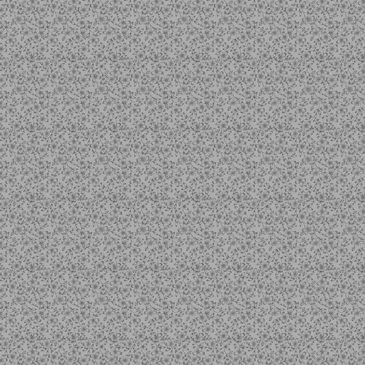 Rock Fall Floral - Grey - Cotton Fabric