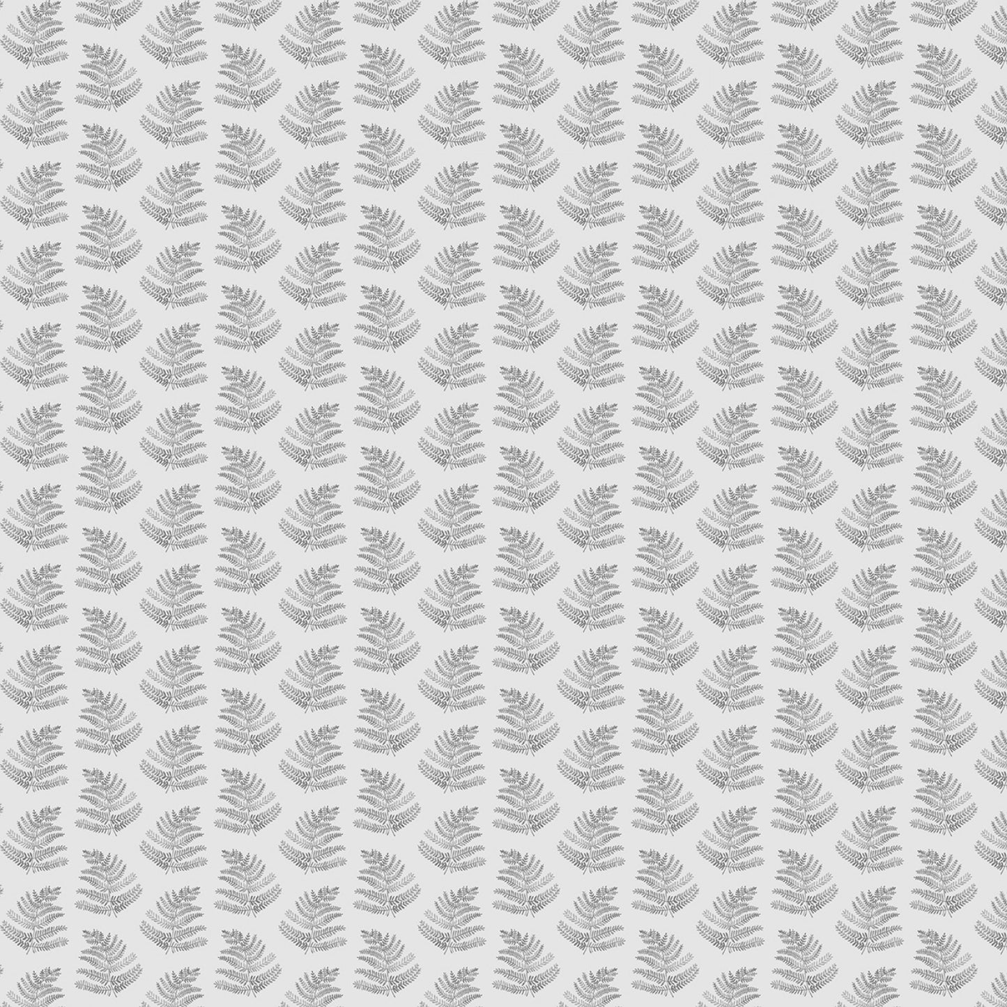 Glacial Ferns - Grey - Cotton Fabric