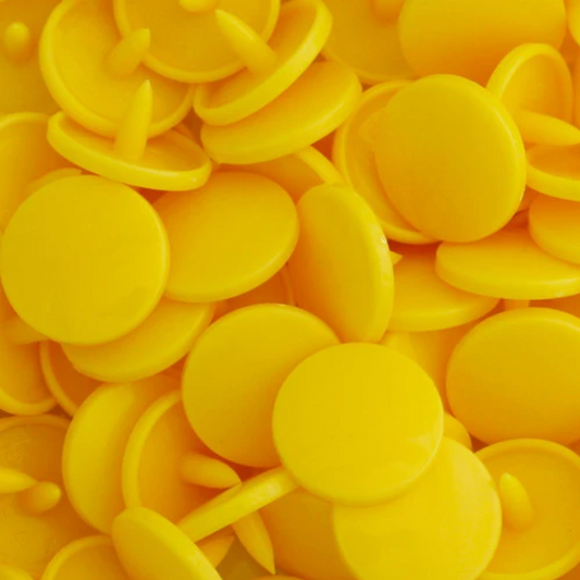 KamSnaps Plastic Snaps Size 20 - D319 Mimosa - Glossy - Package of 20 Sets