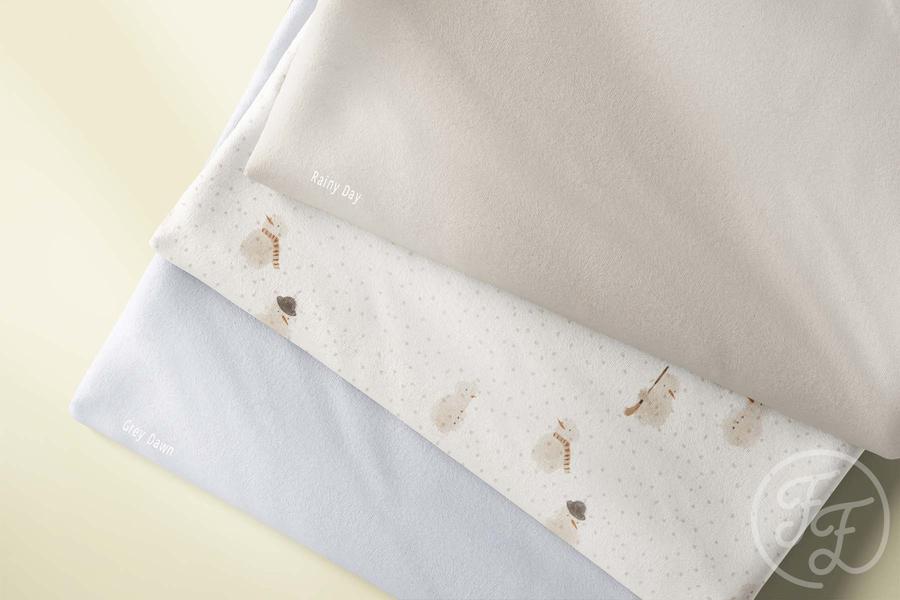 Snowman Cotton Jersey Knit