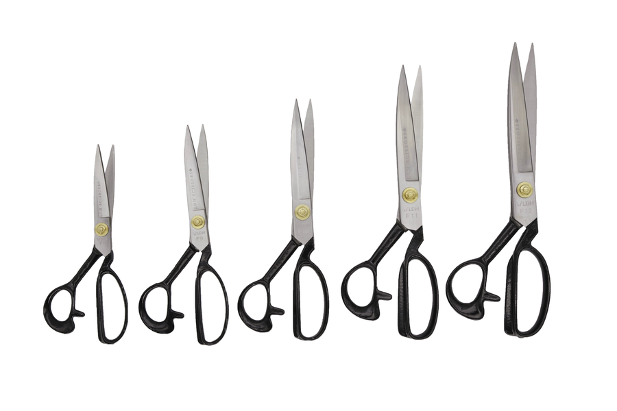 LDH Traditional Carbon Steel Fabric Shears - 9" Scissors