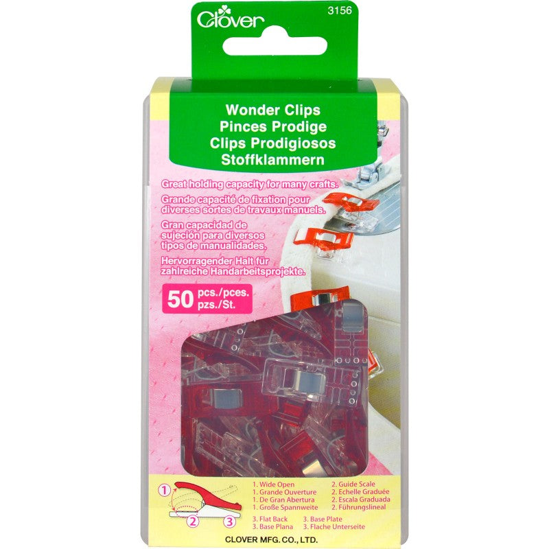 CLOVER - Wonder Clips - 50 Count 50Pcs