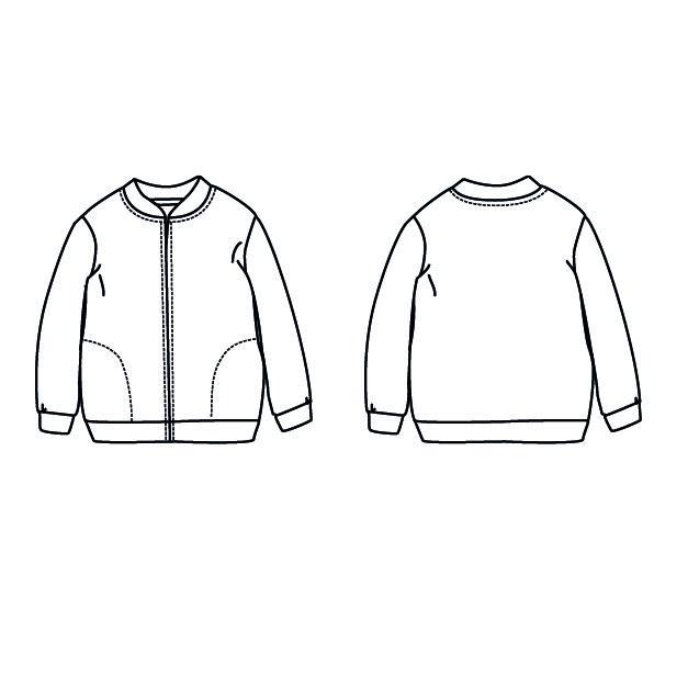 Ikatee - JULES Sweat Bomber - Kids 3-12Y - Paper Sewing Pattern