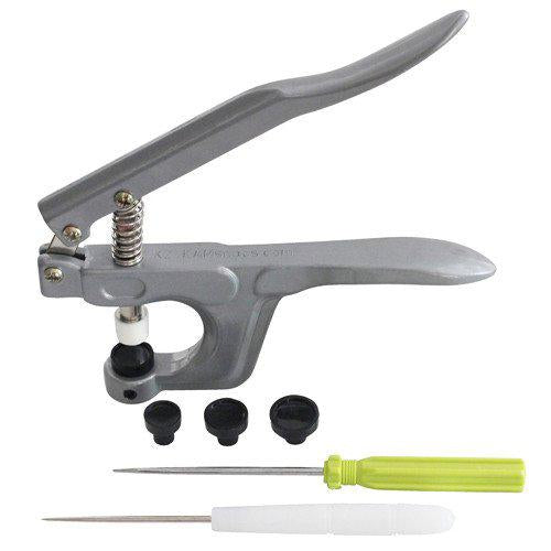 KAM Snaps Starter Set 100 Snaps Bright Rainbow & Pliers for Plastic Snaps K3 (for Sizes 20, 22, 24)