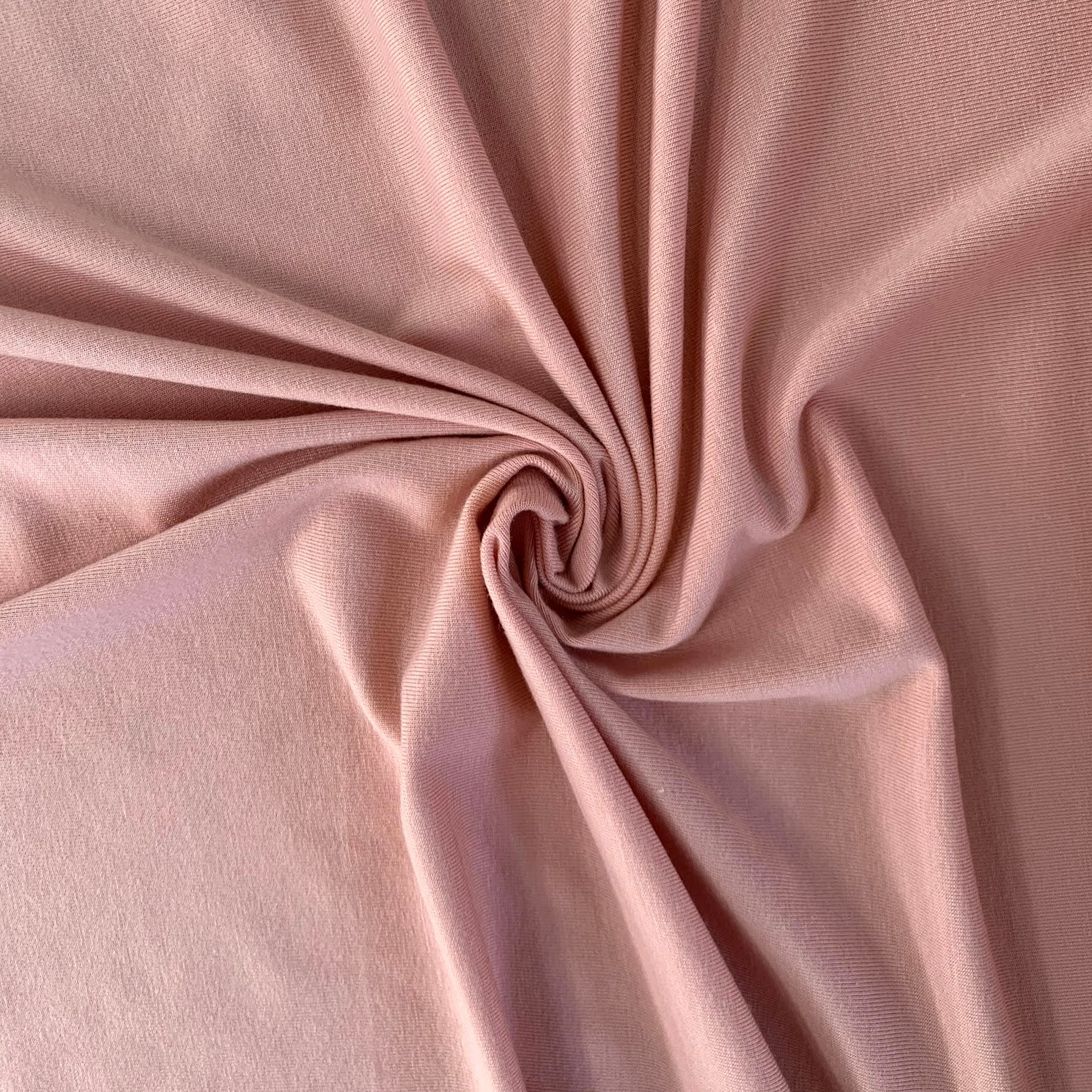 Stretch Silk Satin - Dusky Rose Pink