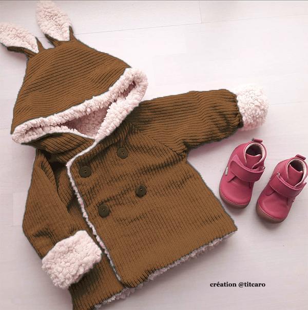 Ikatee - GRAND'OURSE Cardigan - Baby 6M/4Y - Paper sewing pattern