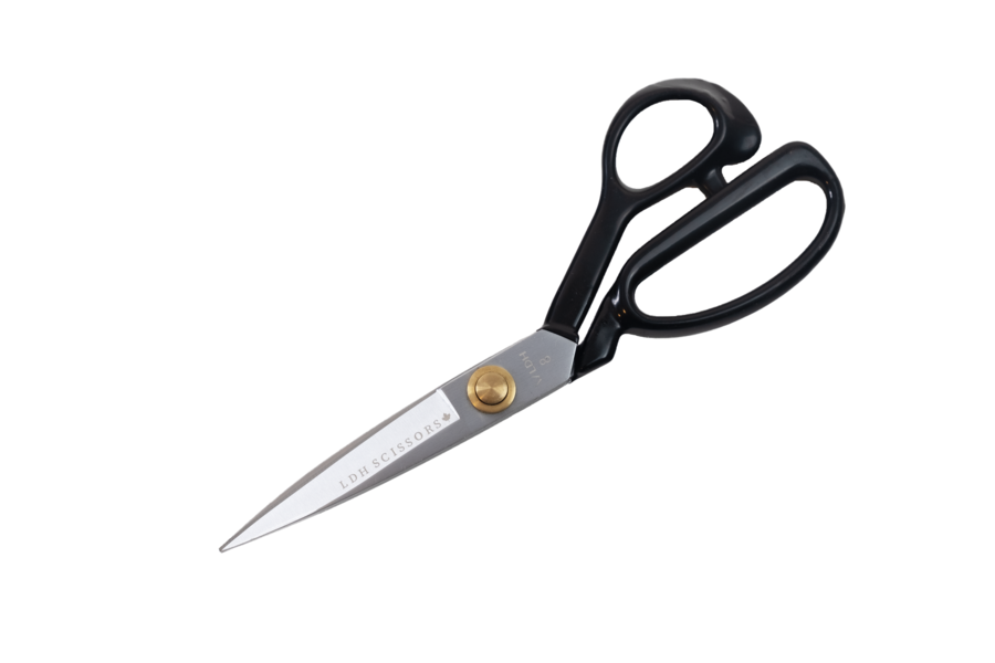 LDH Traditional Carbon Steel Fabric Shears - 9" Scissors