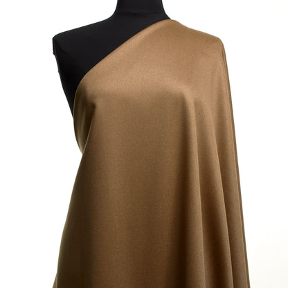 100% Brushed Cashmere Coating - Camel - Designer Deadstock