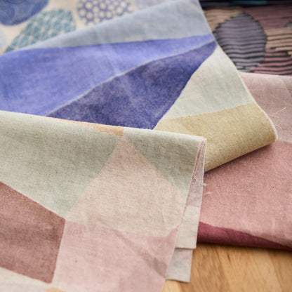 Pathway by Bookhou - Shapes - 2A - Cotton Linen Fabric