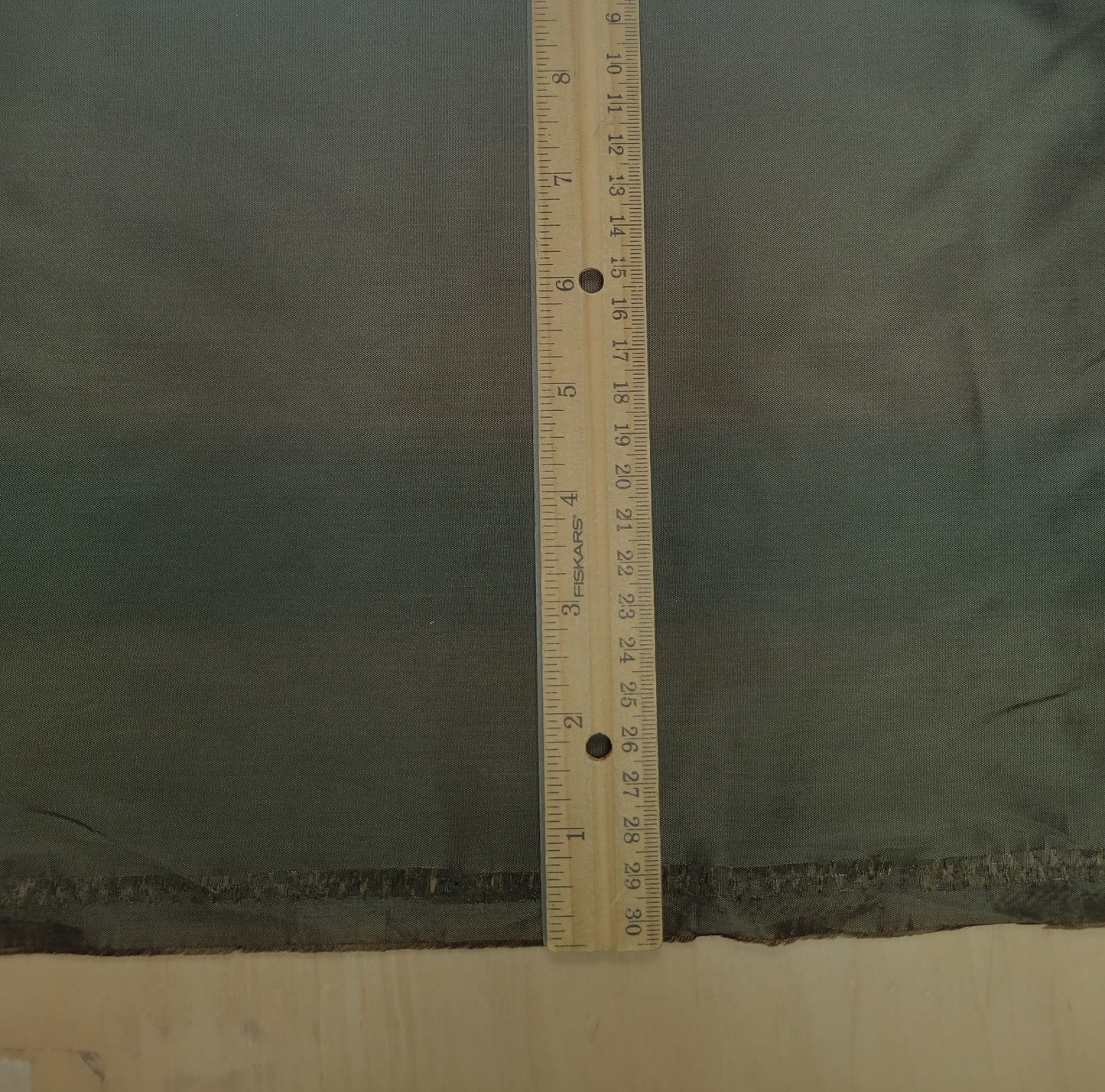 Silky Acetate - Dark Green - Deadstock