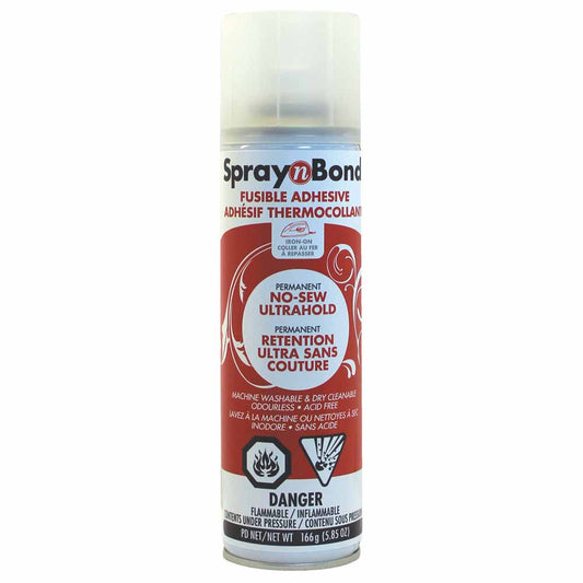 SPRAYnBOND by Heat N Bond Permanent No-Sew Ultrahold Spray - 166g (5.85 oz)