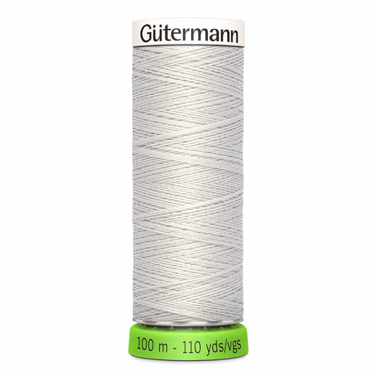 Gütermann rPet (100% Recycled) Sew-All Thread 100m - Col. 8 - Silver
