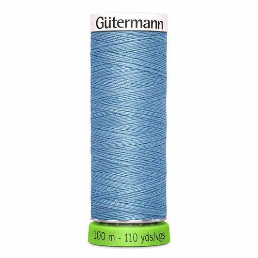 Gütermann rPet (100% Recycled) Sew-All Thread 100m - Col. 143 - Copen Blue
