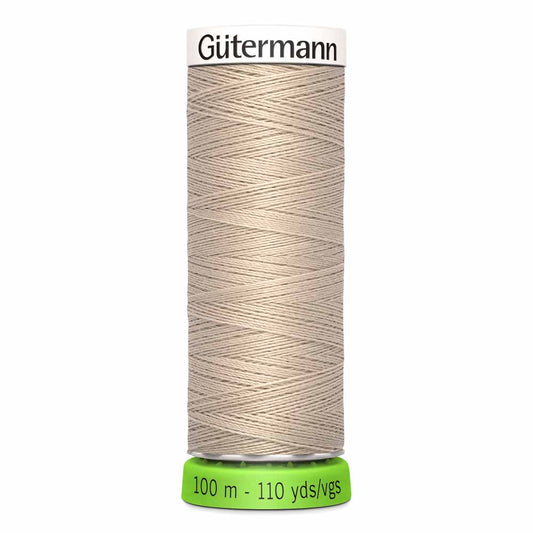 Gütermann rPet (100% Recycled) Sew-All Thread 100m - Col. 722 - Sand