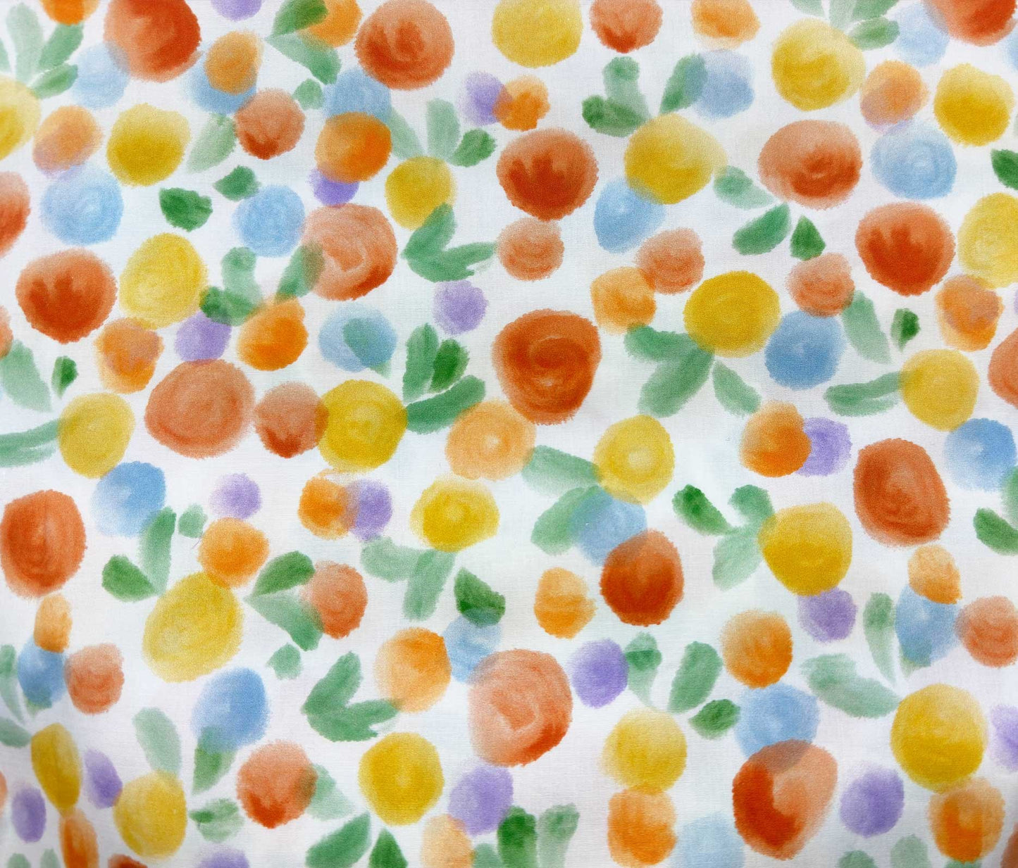 Stretch Cotton Poplin - Abstract Fruit