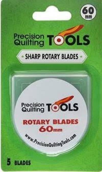 Rotary Cutter, Replacement Blades, Precision Quilting Tools, 60mm/2.36″, 5 count