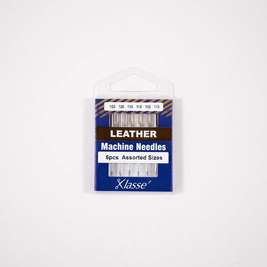 KLASSE´ Leather Needles Cassette - Assorted Sizes - 100/16 (x2), 110/18 (x4) - 6 count