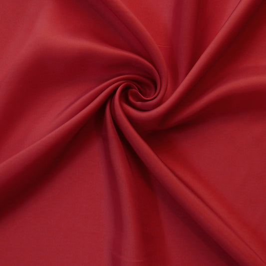 Red Bemberg Lining Cupro Rayon Fabric