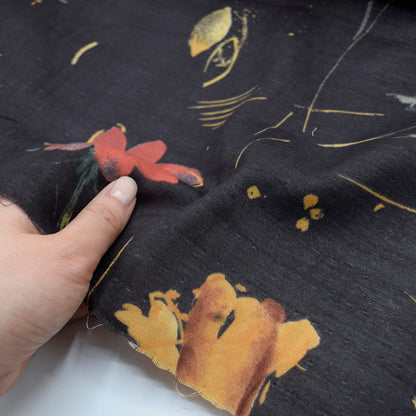 nani IRO - Hana no toki niwa - 1D - Organic Cotton Double Gauze