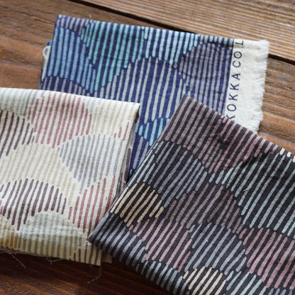 Pathway by Bookhou - Scallops - 3C - Cotton Linen Sheeting Fabric