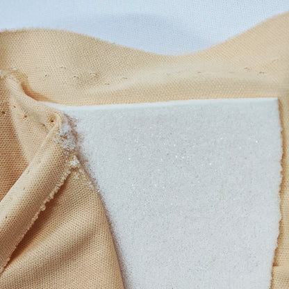 14" Remnant - Double Sided Laminated Bra Foam - Beige