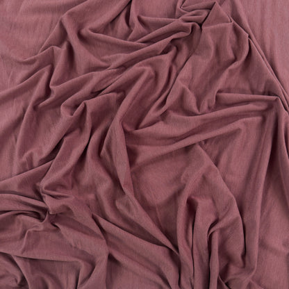 Bamboo Cotton Feather Jersey - Rose Brown