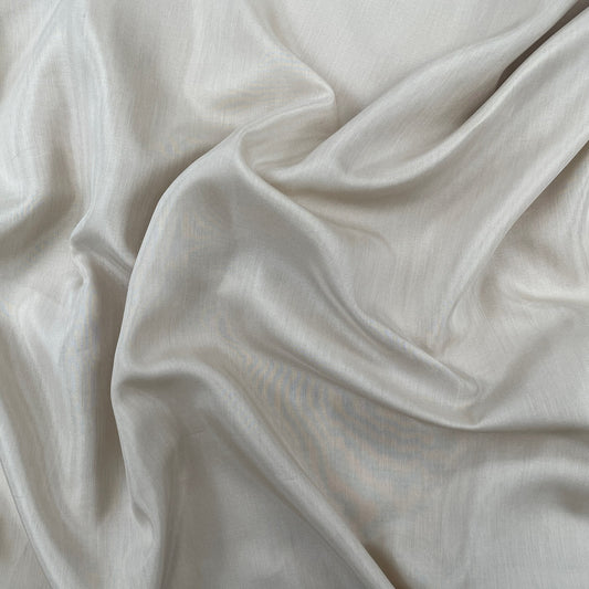 Silk Cotton Voile - Deadstock - Taupe - 10mm