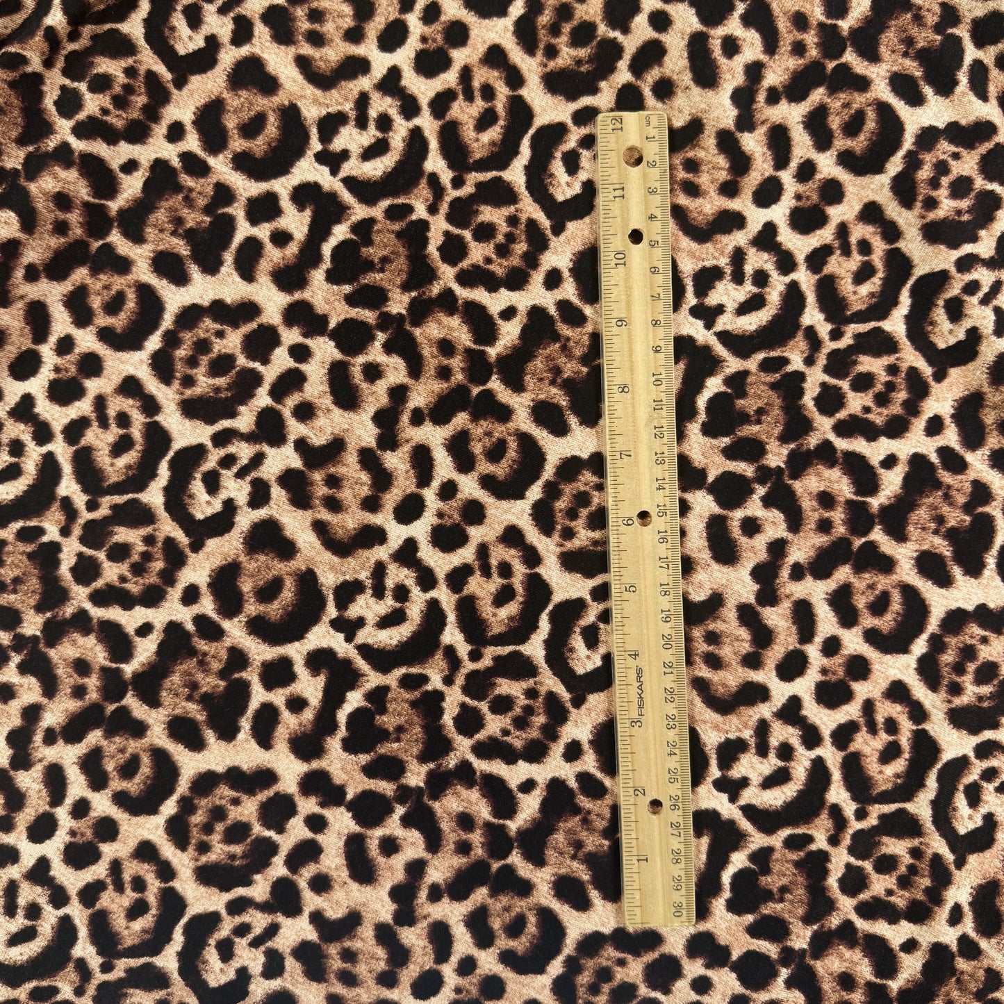 Modal Jersey Knit - Leopard Print
