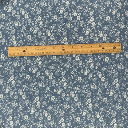 27" Remnant - Cotton Denim Print - Ditsy Floral