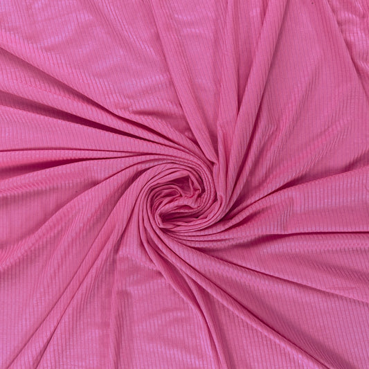 Modal Rib Knit - Pink