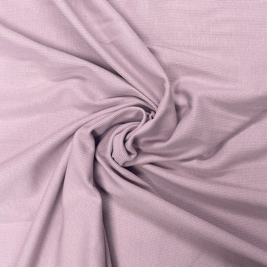 Organic Cotton Rib Knit - Dusty Pink