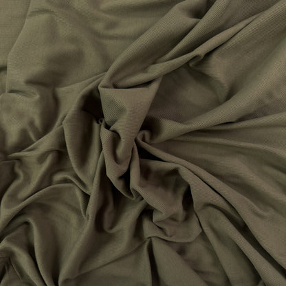Organic Cotton 2×2 Rib - Olive