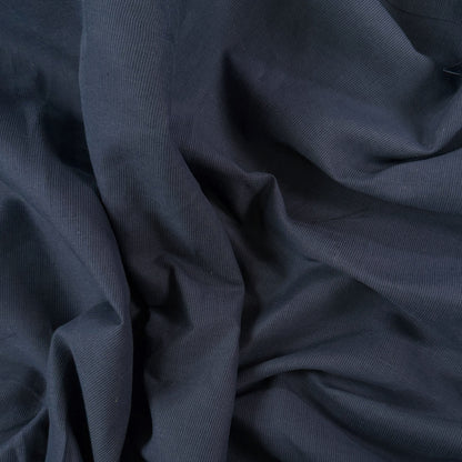 37" Remnant - Cotton Yarn Dyed Woven - Blue  - Film Studio Deadstock