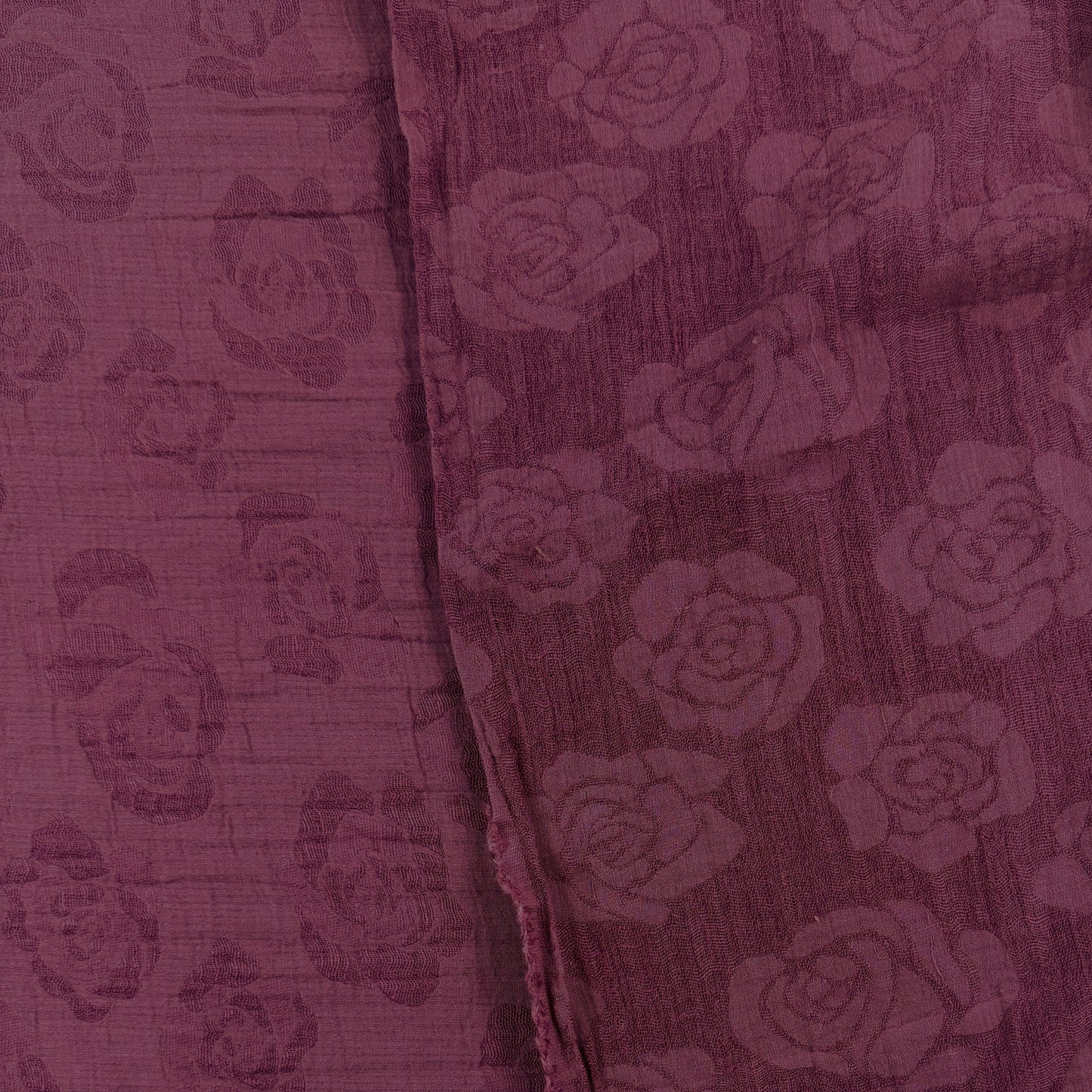 Linen Cotton Jacquard - Dark Pink