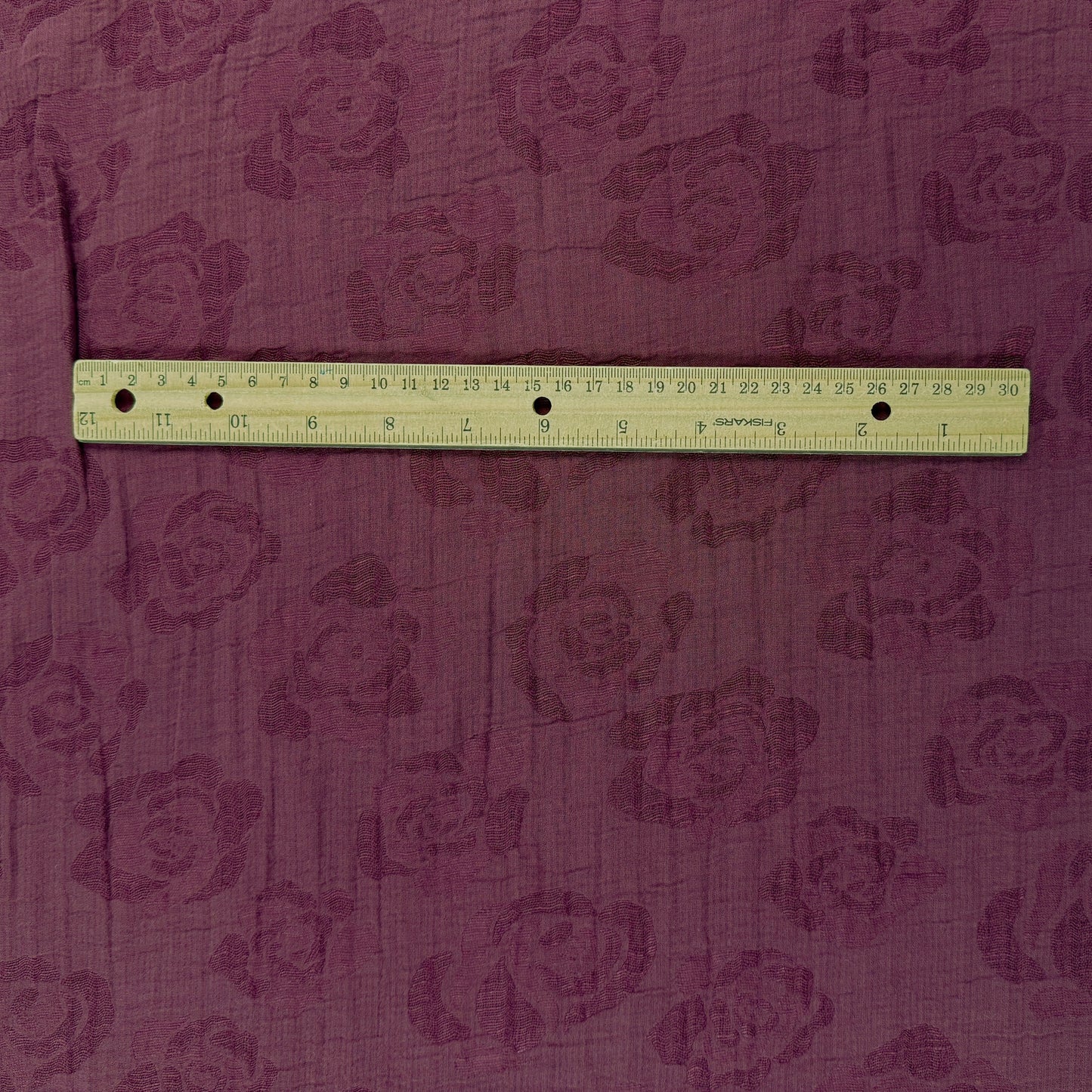 Linen Cotton Jacquard - Dark Pink