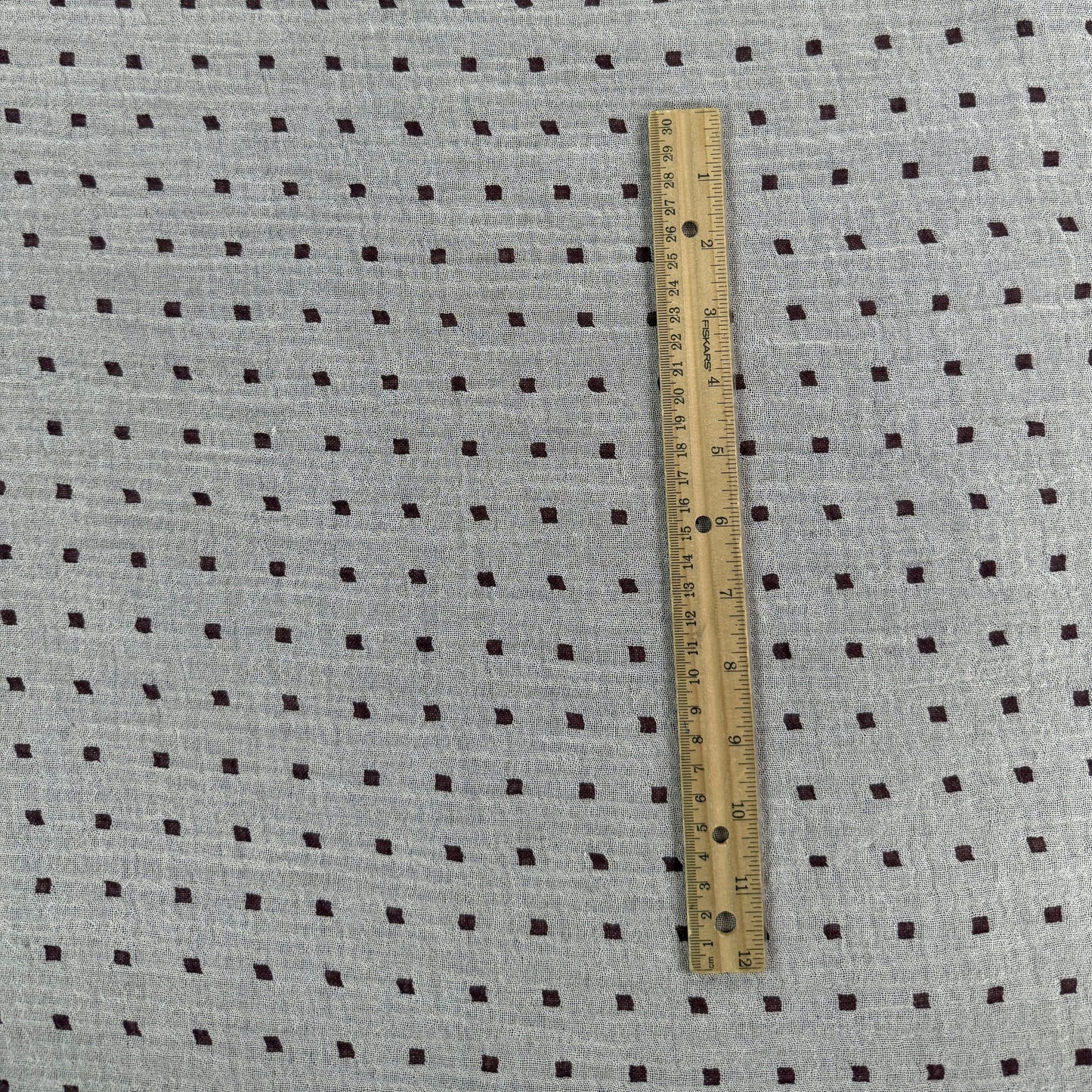 Linen Cotton Double Gauze - Burgundy