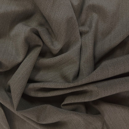 Yarn Dyed Wool Twill - Heathered Brown - Film Studio Deadstock