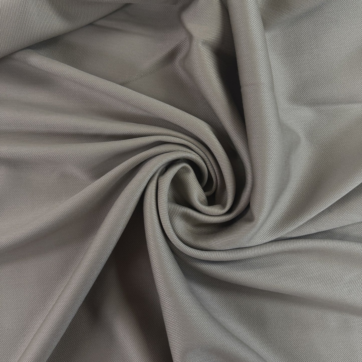 Wool Rayon Twill -  Warm Grey - Film Studio Deadstock