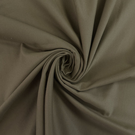 Brush Cotton Moleskin - Taupe - Film Studio Deadstock
