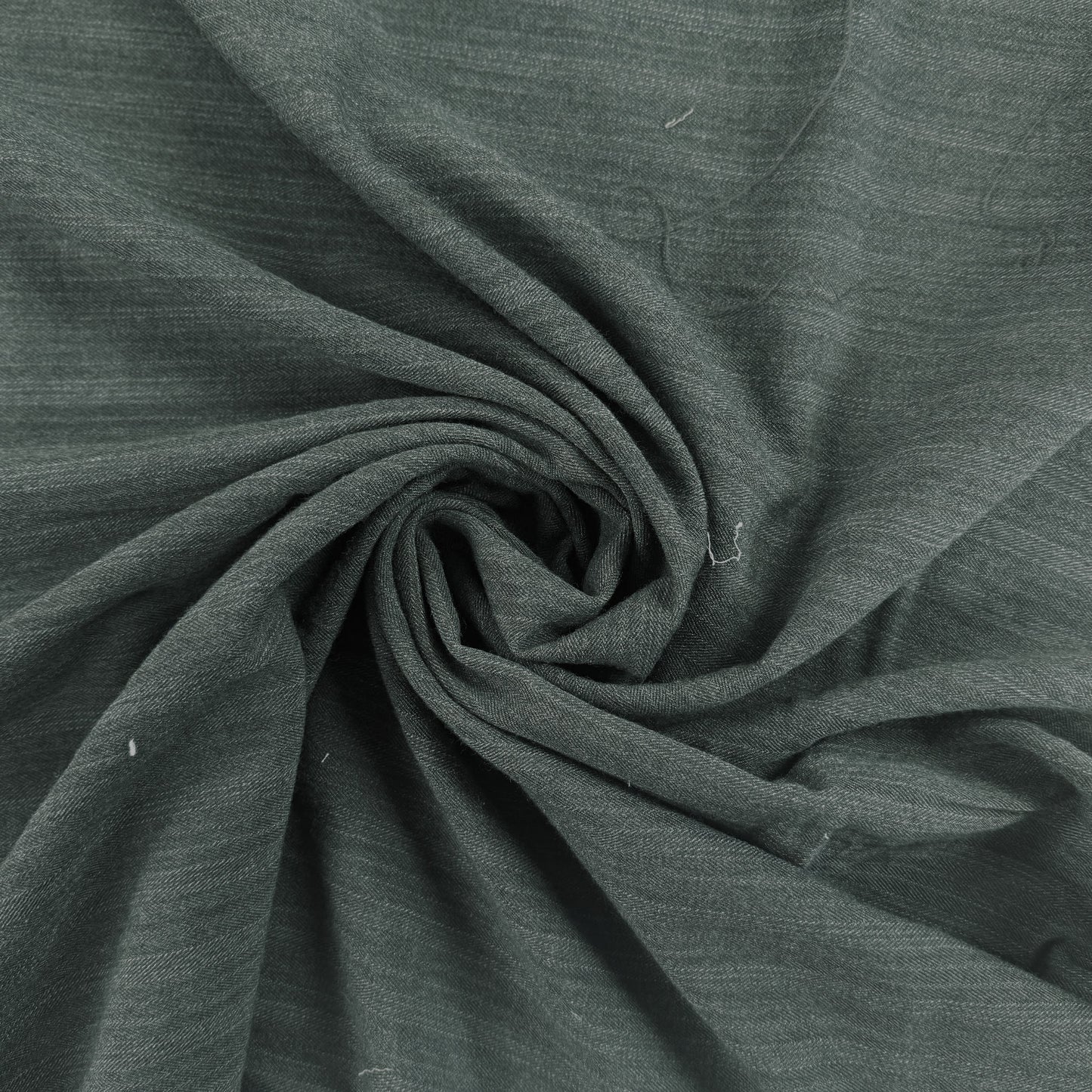 Wool Herringbone Twill - Smokey Olive - Film Studio Deadstock