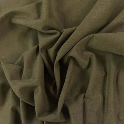 Brushed Cotton Twill - Army Green - Film Studio Deadstock