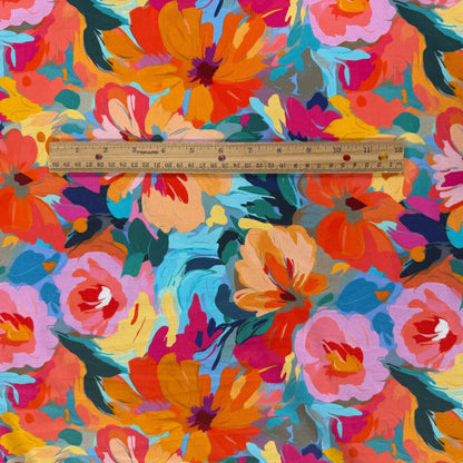 Cotton Jersey Knit - Floral